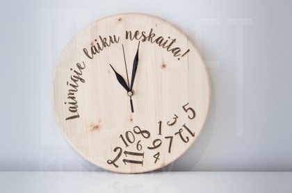 Pulkstenis - "Laimīgie laiku neskaita!"